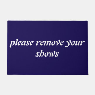 Tapis d'accueil de texte - Tapis d'intérieur éléga