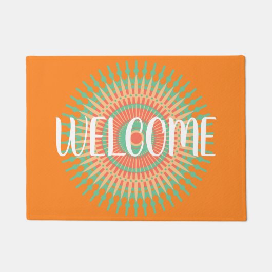 Tapis d'accueil hippy de Mandala (Devant)