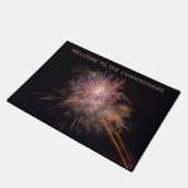 Tapis d'accueil personnalisé Fireworks (Incliné)