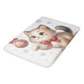 TAPIS DE BAIN クリスマスと猫 (Angle)