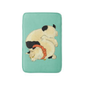 Tapis De Bain 日本猫, chat japonais de 国芳, Kuniyoshi, Ukiyo-e (Devant (Vertical))