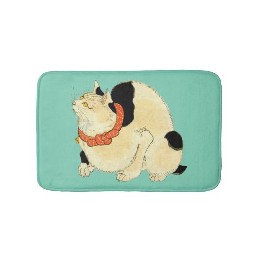Tapis De Bain 日本猫, chat japonais de 国芳, Kuniyoshi, Ukiyo-e (Devant)