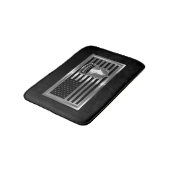 Tapis De Bain 101e division aéroportée avec drapeau américain (Angle)