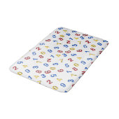 Tapis De Bain 123 chiffres Rouge Jaune Bleu (Angle)