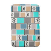 Tapis De Bain 1950 L'Âge Atomique Rectangle Starbursts (Devant (Vertical))