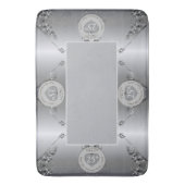 Tapis De Bain 25ème anniversaire de Mariage d'argent Mat de bain (devant Vertical)