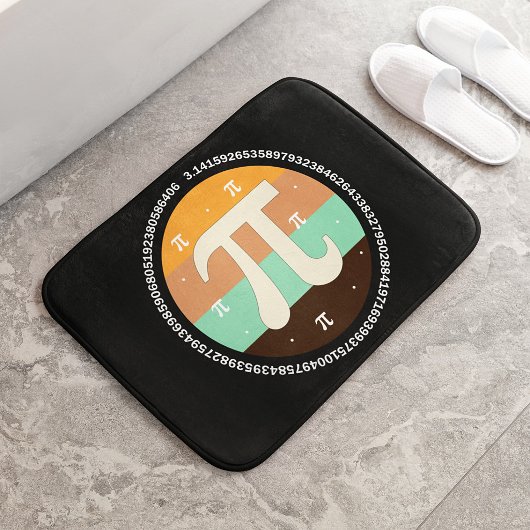 Tapis De Bain 3.14 Conception de la Journée nationale Pi - Idée 