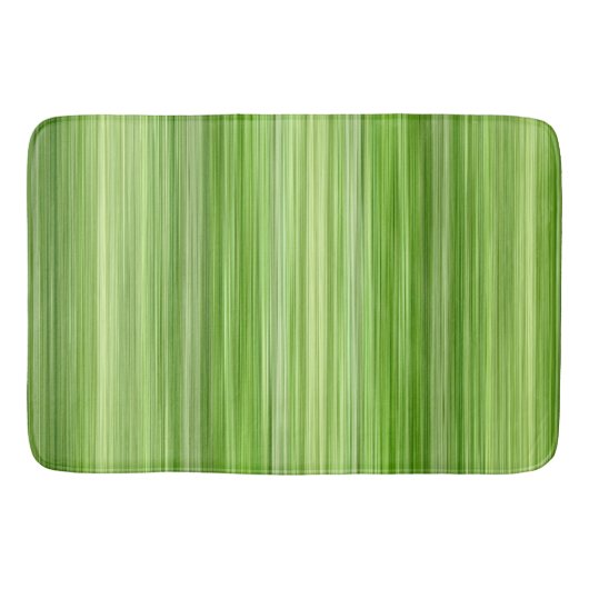 Tapis De Bain 3 ambiants verts, conception moderne originale (Devant)