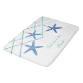 Tapis De Bain 3 Starfish & lignes modernes Elégante plage person (Angle)