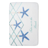Tapis De Bain 3 Starfish & lignes modernes Elégante plage person (devant Vertical)