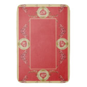 Tapis De Bain 40e/15e anniversaire du Mariage rouge Ruby (devant Vertical)