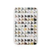 Tapis De Bain 49 poules de poulet (Devant (Vertical))