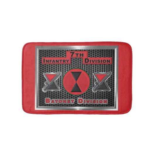 Tapis De Bain 7e division d'infanterie « Division Baïonnette » (Devant)