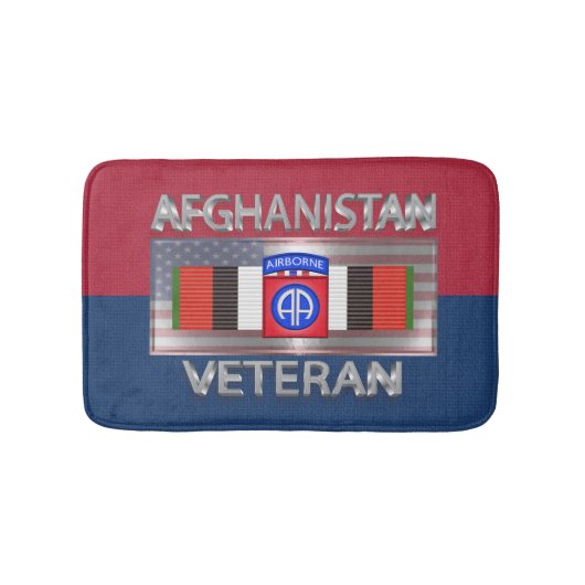 Tapis De Bain 82e division aérienne Vétéran afghan (Devant)