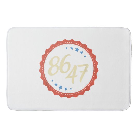 Tapis De Bain 86 47 Anti Trump drôle (Devant)