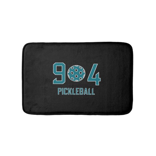 Tapis De Bain 904 Pickleball Turquoise (Devant)