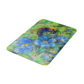 Tapis De Bain A Bee & Forget-me-not Flowers (Angle)
