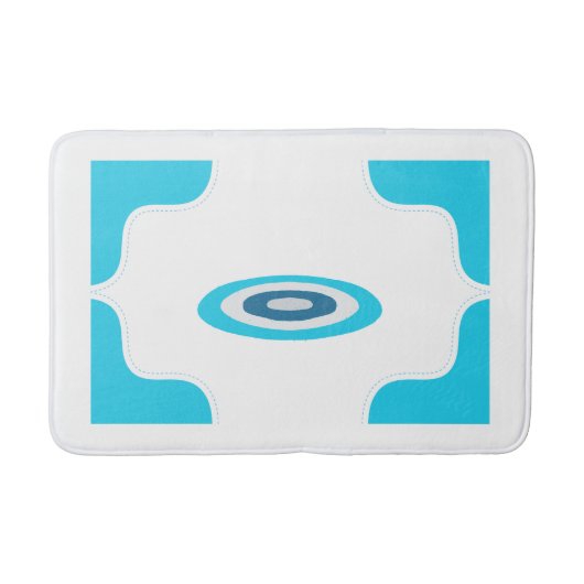 Tapis de bain à bordure d'eau tranquille (Devant)