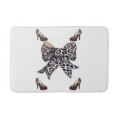 tapis de bain à chaussures léopard (Devant)