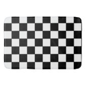 Tapis De Bain à damiers blanc et noir (Devant)