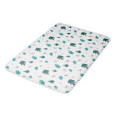 Tapis De Bain À feuillage persistant Tree Feuilles et Red Holly  (Angle)