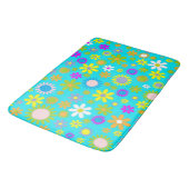 Tapis de bain à fleurs - Mélange & Match Cadeaux - (Angle)