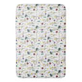 Tapis de bain à fleurs sauvages vibrant (devant Vertical)
