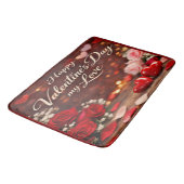 Tapis de bain 'À jamais votre Valentin' (Angle)