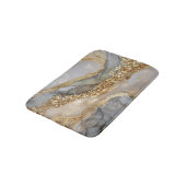 Tapis De Bain A luxurious gold and white marble background (Angle)