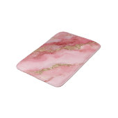 Tapis De Bain A luxurious pink marble background (Angle)