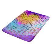 Tapis de Bain à Motif Abstrait Coloré (Angle)