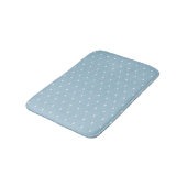 Tapis de bain à motif Cœurs bleus (Angle)