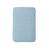 Tapis de bain à motif Cœurs bleus (Devant (Vertical))