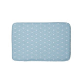 Tapis de bain à motif Cœurs bleus (Devant)