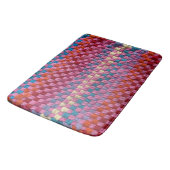Tapis de bain à motif de dessous de plat rétro (Angle)