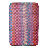 Tapis de bain à motif de dessous de plat rétro (devant Vertical)