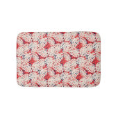 Tapis de bain à motif de feuille de monstère tropi (Devant)