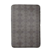 Tapis de bain à motif Diamants Sombres (Devant (Vertical))