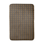 Tapis de bain à motif gingham foncé (Devant (Vertical))
