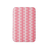 Tapis de bain à motif Triangles Roses (Devant (Vertical))