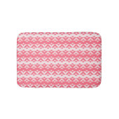 Tapis de bain à motif Triangles Roses (Devant)