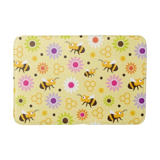 Tapis De Bain Abeille & Fleurs (Devant)