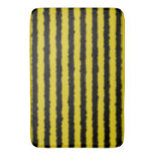 Tapis De Bain Abeille noire et jaune inspirée (devant Vertical)