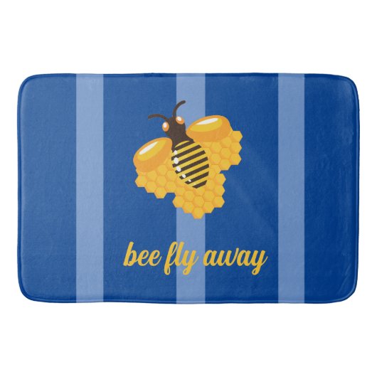 Tapis De Bain abeille s'envoler (Devant)