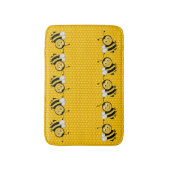 Tapis De Bain Abeilles de miel (Devant (Vertical))