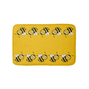 Tapis De Bain Abeilles de miel
