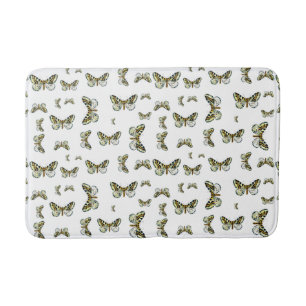 Tapis De Bain Abraxas grand ulariata, The Magpie Moth Color Imag