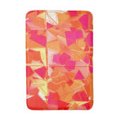 Tapis De Bain Abrégé sur orange et roses indien (Devant (Vertical))