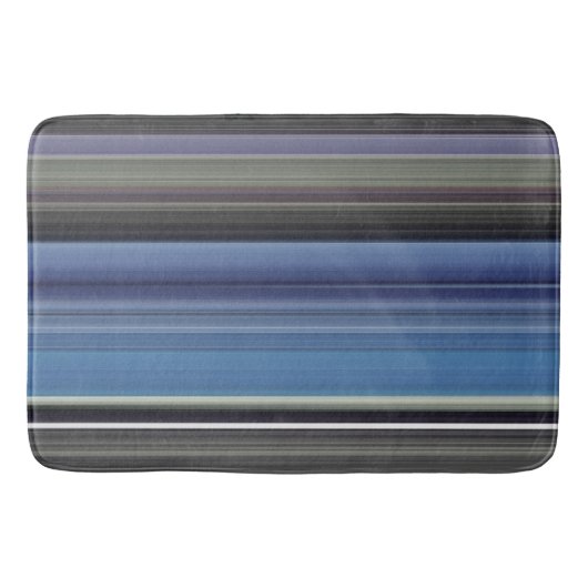 Tapis De Bain Abstract #1: Blue and grey (Devant)