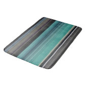 Tapis De Bain Abstract #1: Teal and grey (Angle)